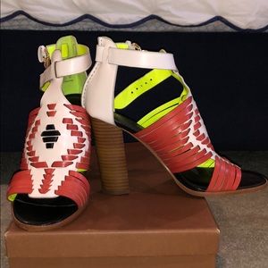 Coach Multicolor Heeled Sandal